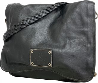 Gucci Black Leather Shoulder Bag (Pre-Owned)