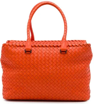 Bottega Veneta Pre-owned Bottega Veneta Nappa Intrecciato Brick Tote Ladies KQCK1QPTL3HC5X44