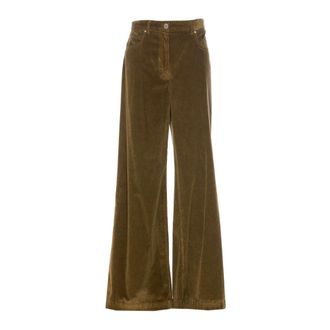 Pinko Pinko, Dames, Broeken, Groen, Maat: W26 Denim