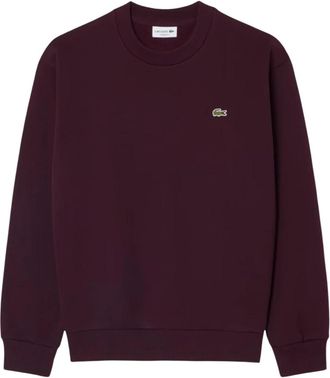 Lacoste Crew Neck Sweatshirt - Heren - Sweatshirts - Paars - S - Katoen - Hoodies & sweatvesten
