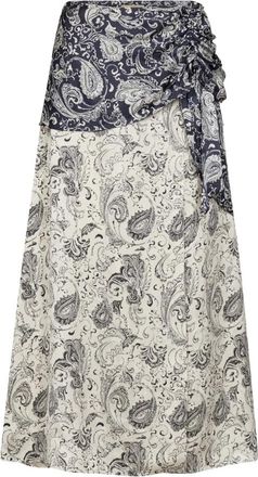 Mos Mosh Rokken - Dames - Midirokken - Veelkleurig - 2XL - Rokken