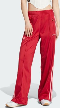 adidas Originals Firebird - Pantaloni sportivi rossi con stemma-Rosso
