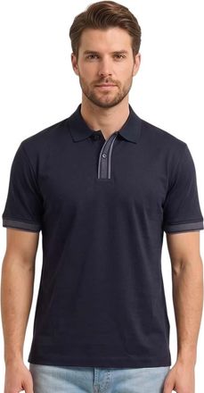 HUGO BOSS Navy Blue Stripes Polos