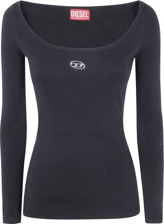 Diesel T-Bal-Od Long Sleeve Top - Dames - Longsleeves - Zwart - XS - Katoen - Tops