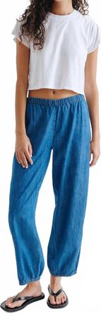 Suzie Kondi Delos Denim Pants In Aegean