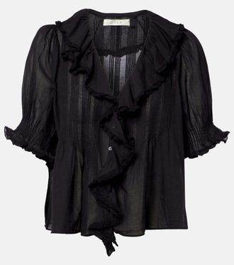 D&ocirc;en D&ocirc;en Henri cotton voile top