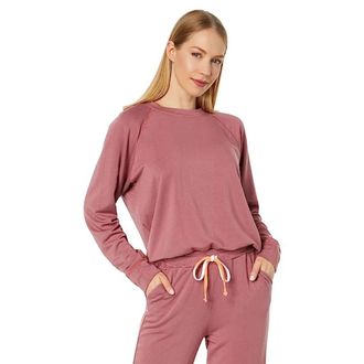 Sundry Sweatshirt Womens Honeysuckle Raglan Sleeve Crew Neck FROG193