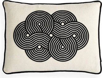 Jonathan Adler uk Kit Pompidou Cloud Pillow - Negro/blanco