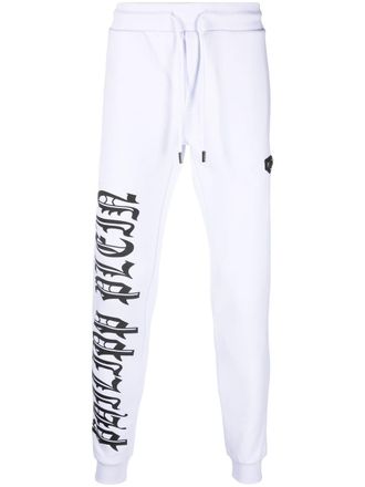 Philipp Plein Trainingsbroek met print - Wit