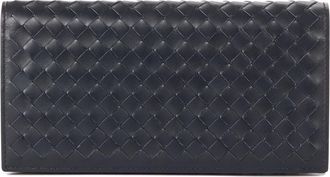 Bottega Veneta Pre-owned Womens Long Wallet - Black - One Size