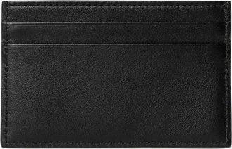 Gucci Mens Card Holder Gg Marmont Black Calfskin Wallets & Cardholders