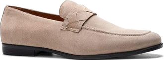 Carlos By Carlos Santana Groove Loafer in Beige Suede at Nordstrom, Size 10.5