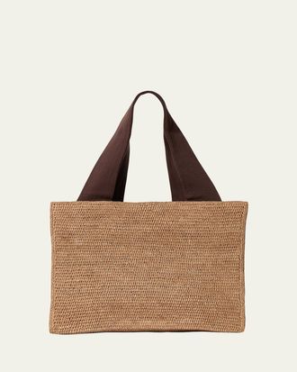 The Row Loretta Tote Bag in Raffia