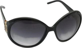 Gucci Pre-owned Accessories, female, Black, Size: ONE SIZE Pre-owned Plastic Sunglasses