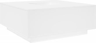 vidaXL Tavolino Da Salotto Bianco 100x100x40 Cm In Legno Multistrato - Vidaxl