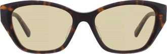 Ferragamo Light Brown Cat Eye Ladies Sunglasses SF2125SLB 242 53