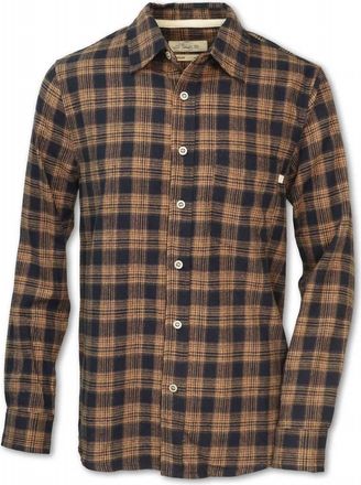 Purnell Jewellery Mens Barnaby Plaid Flannel Shirt In Navy