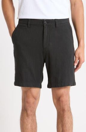 John Varvatos Johnny Cotton Shorts in Black at Nordstrom Rack, Size 28