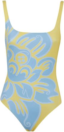 Etro Costume da bagno a fiori - Giallo