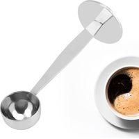 OEM En 1 Cucharadita Con Barra Mezcladora De Espresso, Cuchara Medidora De Acero Inoxidable (prensa De Caf&eacute;)-crezuo
