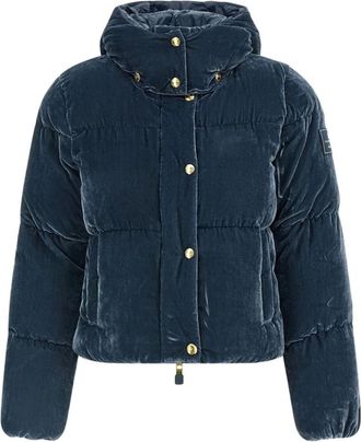 Elisabetta Franchi Mujer, Chaquetas, Azul, Talla: M