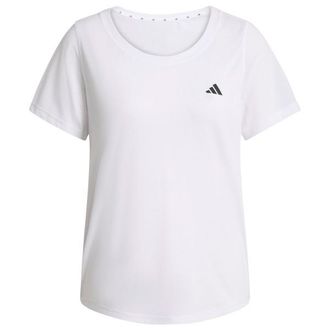 adidas Workout Essentials Scoop Neck T-Shirt Funktionsshirt f&uuml;r Damen | wei&szlig;