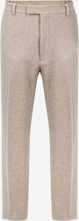 Maurizio Baldassari Gerade Hose aus Kaschmirflanell
