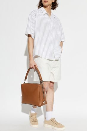Ami Denim Shorts, Mens, Cream