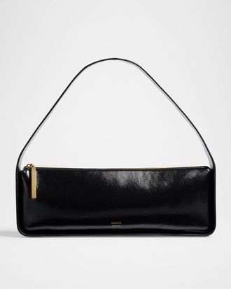 Akris Anouk City Canvas & Leather Crossbody Bag