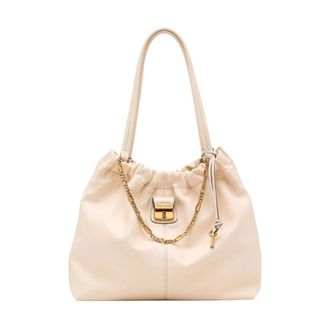 Marc Jacobs The Tote - Dames - Schoudertassen - Wit - ONE Size - Leer - Tassen