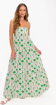 Show me your Mumu Long Weekend Maxi Dress in Coastal Collage at Nordstrom, Size X-Small