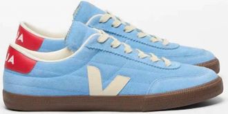 Veja Womens Panenka Suede Sneakers In Aqua Pierre Bark
