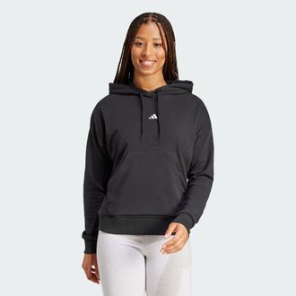 adidas Womens adidas Essentials Small Logo French Terry Hoodie