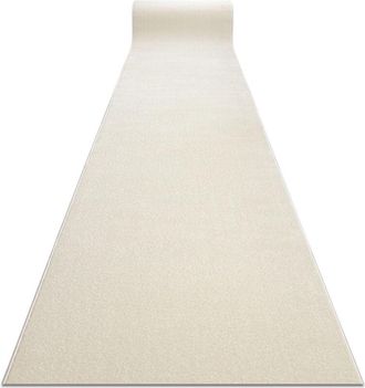 RugsX Rugsx - Runner karmel Plain, one colour white 140 cm white 140x960 cm