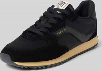 GANT Sneaker aus echtem Leder mit Logo-Detail Modell Beja in Black, Gr&ouml;&szlig;e 37