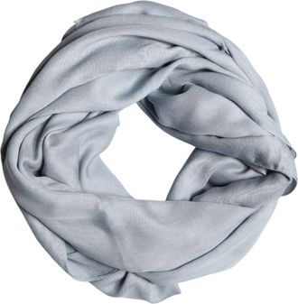 Dolce & Gabbana Light Blue Cashmere Knitted Shawl Womens Scarf (Pre-Owned)