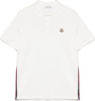 Moncler Appliqué Polo Shirt - Mens - Cotton