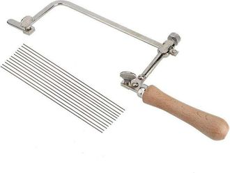 OEM [mai Usato]sega A Traforo Manuale, Kit Per La Creazione Di Gioielli Con Telaio Regolabile, Strumento Per La Creazione Di Gioielli, Strumento Per Tagli