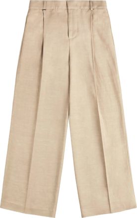Fay Classic Two-Pinch Trousers with Straight Leg Design