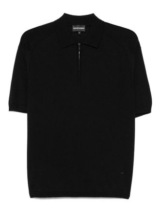 Emporio Armani Wool Blend Polo Shirt