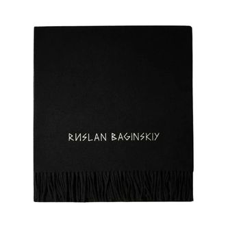 Ruslan Baginskiy Wollen sjaal - Dames - Accessoires - Zwart - Maat: ONE Size Wol