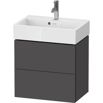 Duravit L-cube Mueble De Ba&ntilde;o De Pared Compact, 2 Cajones, Ancho: - Duravit