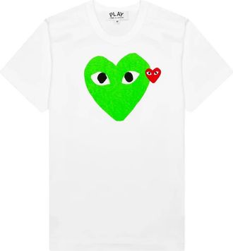 Comme Des Garçons T-shirt ricamata - Bianco