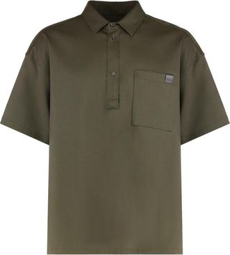 Darkpark Alex Short Sleeve Wool Polo Shirt - Heren - Polos - Groen - L - Wol - Tops