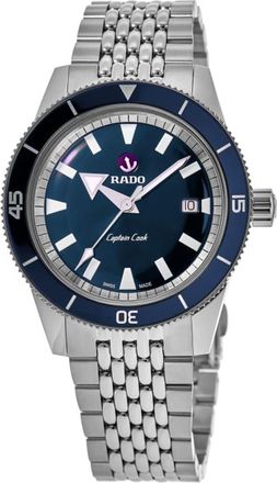 Rado Captain Cook Automatic Steel Blue Dial Mens Watch R32505203