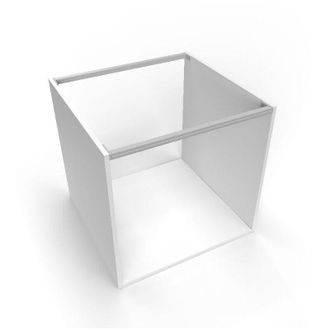 Emuca Lote De 4 Perfiles Travesa&ntilde;os Para Muebles De Cocina Albeam, Con Accesorios Para Atornillar, Aluminio Y Pl&aacute;stico, Anodizado Mate - Emuca