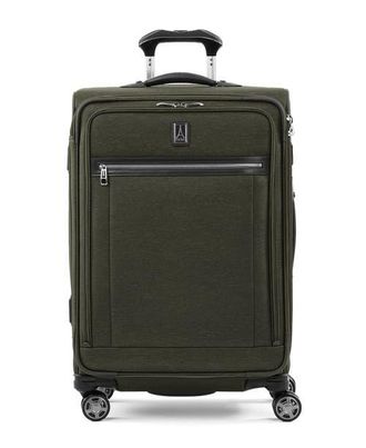 Travelpro Platinum Elite Softside Expandable Medium 25-Inch Checked Luggage in Pilot Green at Nordstrom