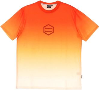 Dolly Noire Short Sleeve T-Shirt Choker - Heren - Sportshirts - Oranje - XL - Polyester - Fitness