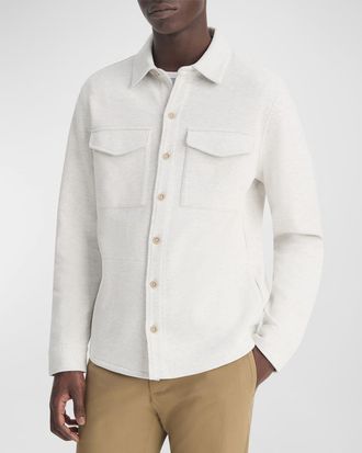 Vince Men & apos;s Solid 4-Pocket Shirt Jacket