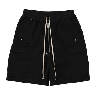 Rick Owens Casual Shorts, male, Black, Size: L Cargobela Shorts